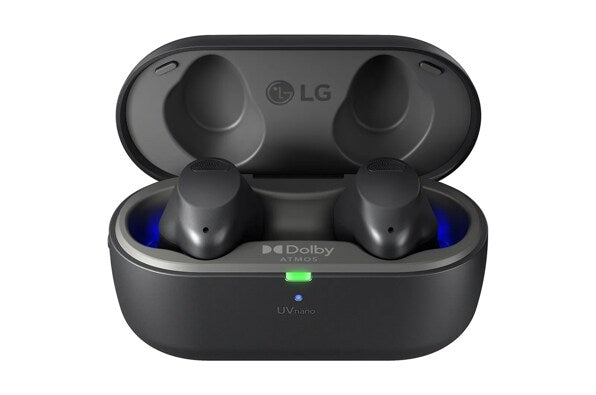 T80S Wireless Bluetooth Earbuds LG TONE Free® with Dolby Atmos®, Black