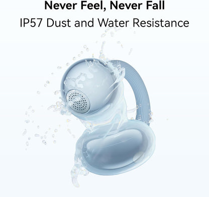 HUAWEI FreeClip 2 Open-Ear Clip-On Earbuds, Airy C-bridge design, Lightweight, 38H Battery, Fast Charge, Dual Driver, IP57 Waterproof & dust proof, Touch & Head-motion control, iOS & Android, Black