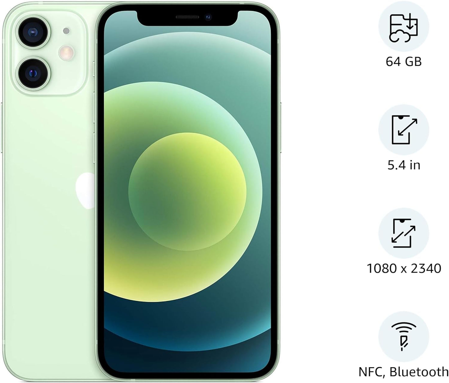 Apple (Refurbished) iPhone 12 mini (64GB) - Black