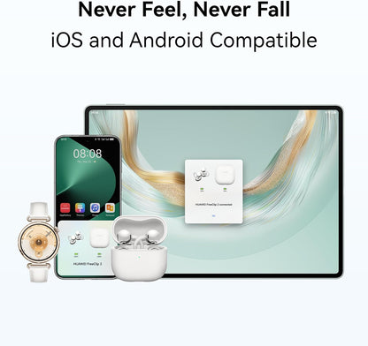 HUAWEI FreeClip 2 Open-Ear Clip-On Earbuds, Airy C-bridge design, Lightweight, 38H Battery, Fast Charge, Dual Driver, IP57 Waterproof & dust proof, Touch & Head-motion control, iOS & Android, Black